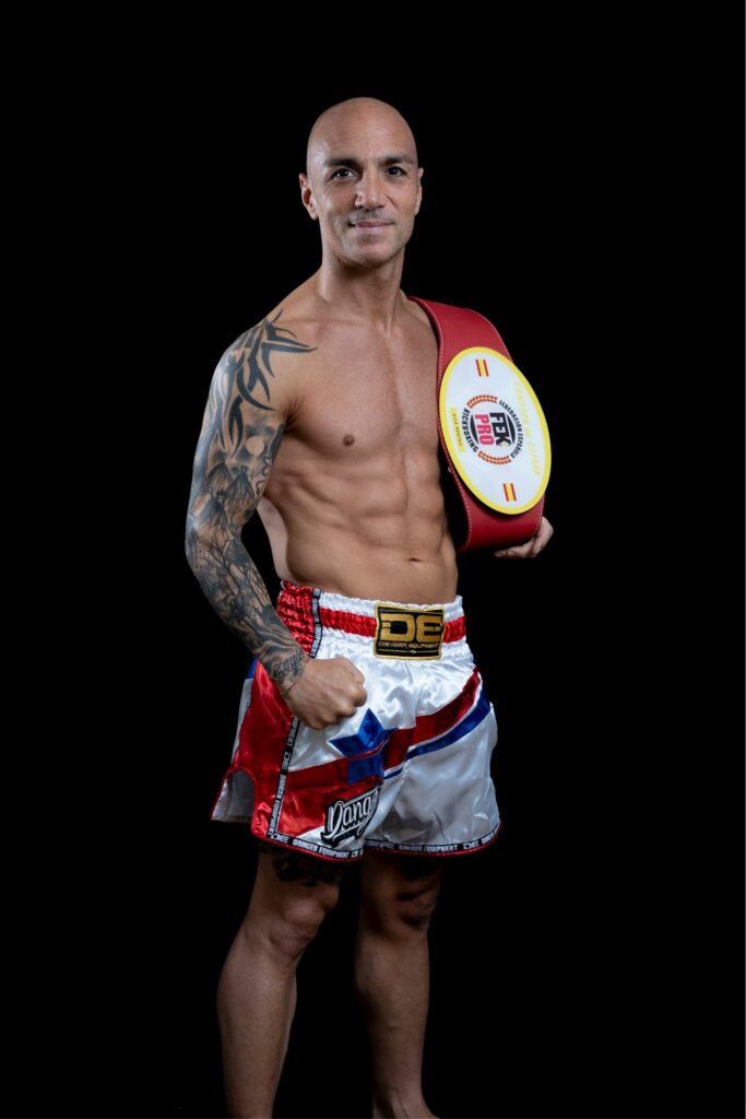 Carlos Heredia fundador Kick Barcelona, triple campeón del mundo de kickboxing